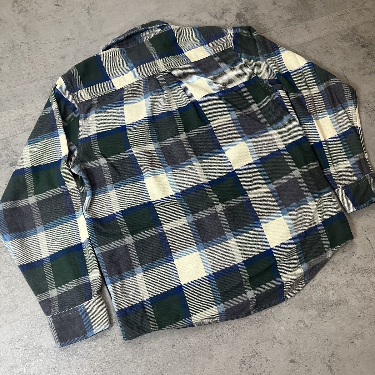 00s ORVIS ヘビーネルシャツ Lサイズ チェック フランネルシャツ