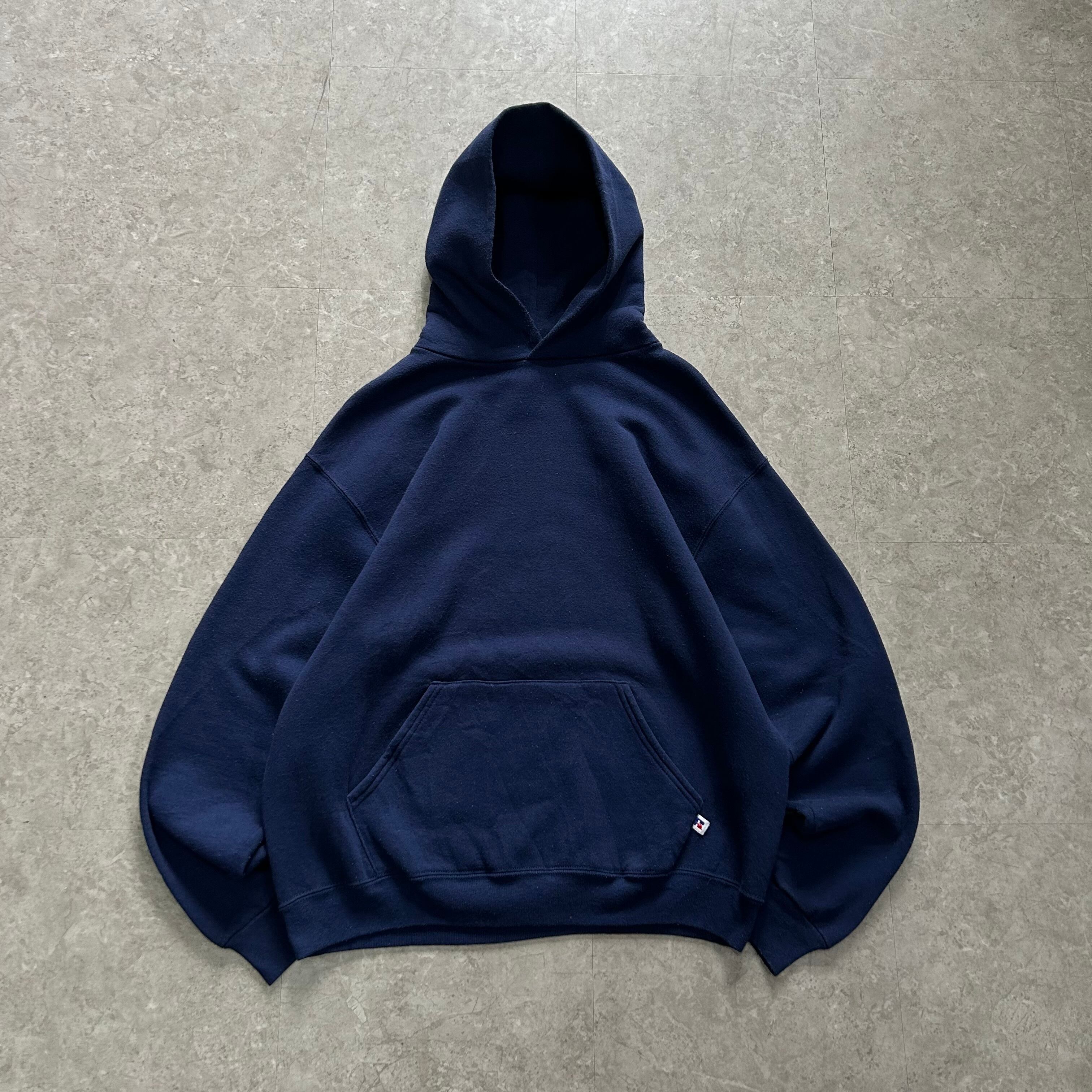 80s〜 Russell athletic plain hoodie"NAVY"【仙台店】