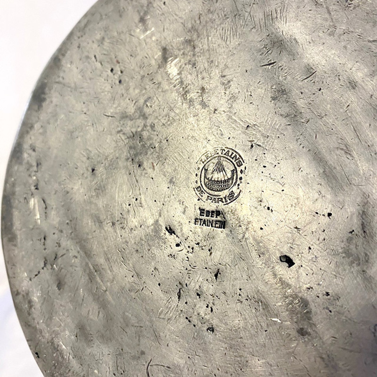 シャンパンクーラー　錫製　ボトルクーラー　バケツ型　 12TWda27