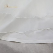 フラダンス 衣装 ワンピース ドレス アロハスタンダード ホワイト系 ALOHA STANDARDS 日本製 ホルターネック シースルー チュールスカート ワンカラー 無地 かわいい 華やか 明るい きれい 上品 白 ハワイアン アロハ フラ ダンス レッスン