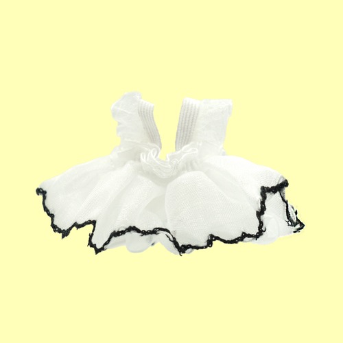 Frill one-piece White