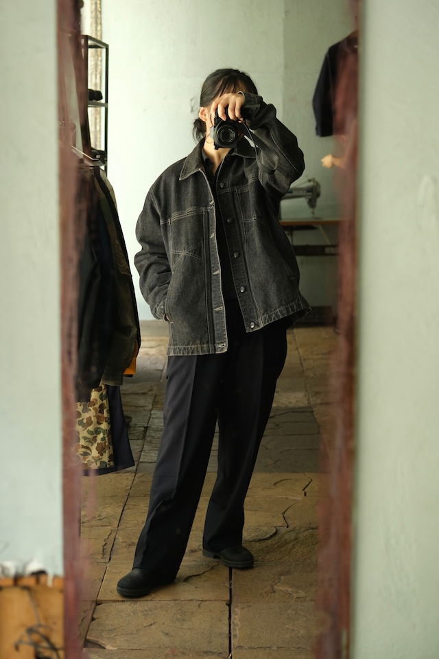 Utah/“MARITHE’ FRANCOIS GIRBAUD” Yarn-dyed denim jacket