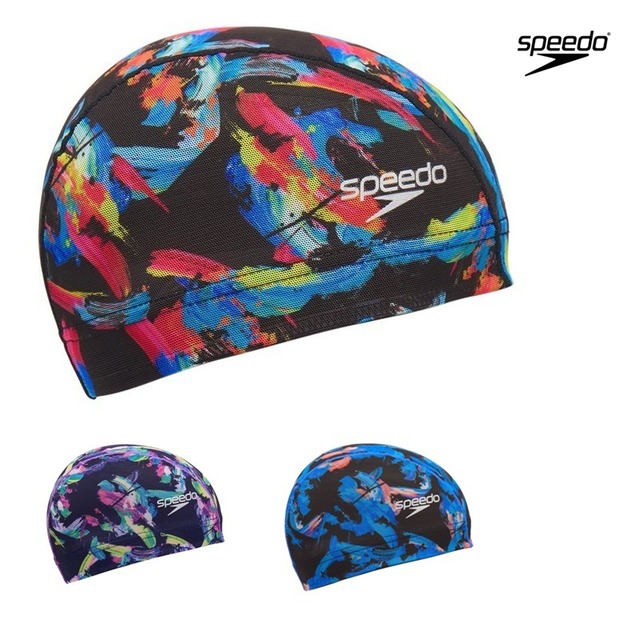 スピードスイムキャップ[ユニセックス]SE12654 ワイドブラッシュメッシュキャップ