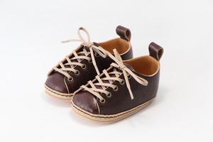 【受注生産】first shoes "HELLO" ( dark brown )