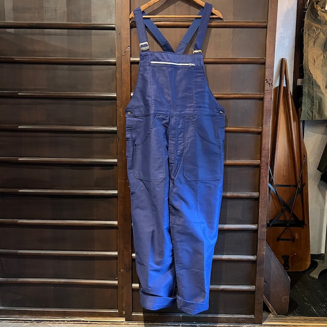 50's vintage BEAU-FORT moleskin overall