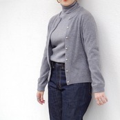 MAISON CARRÉE CASHMERE Blanchett CARDIGAN GRAY