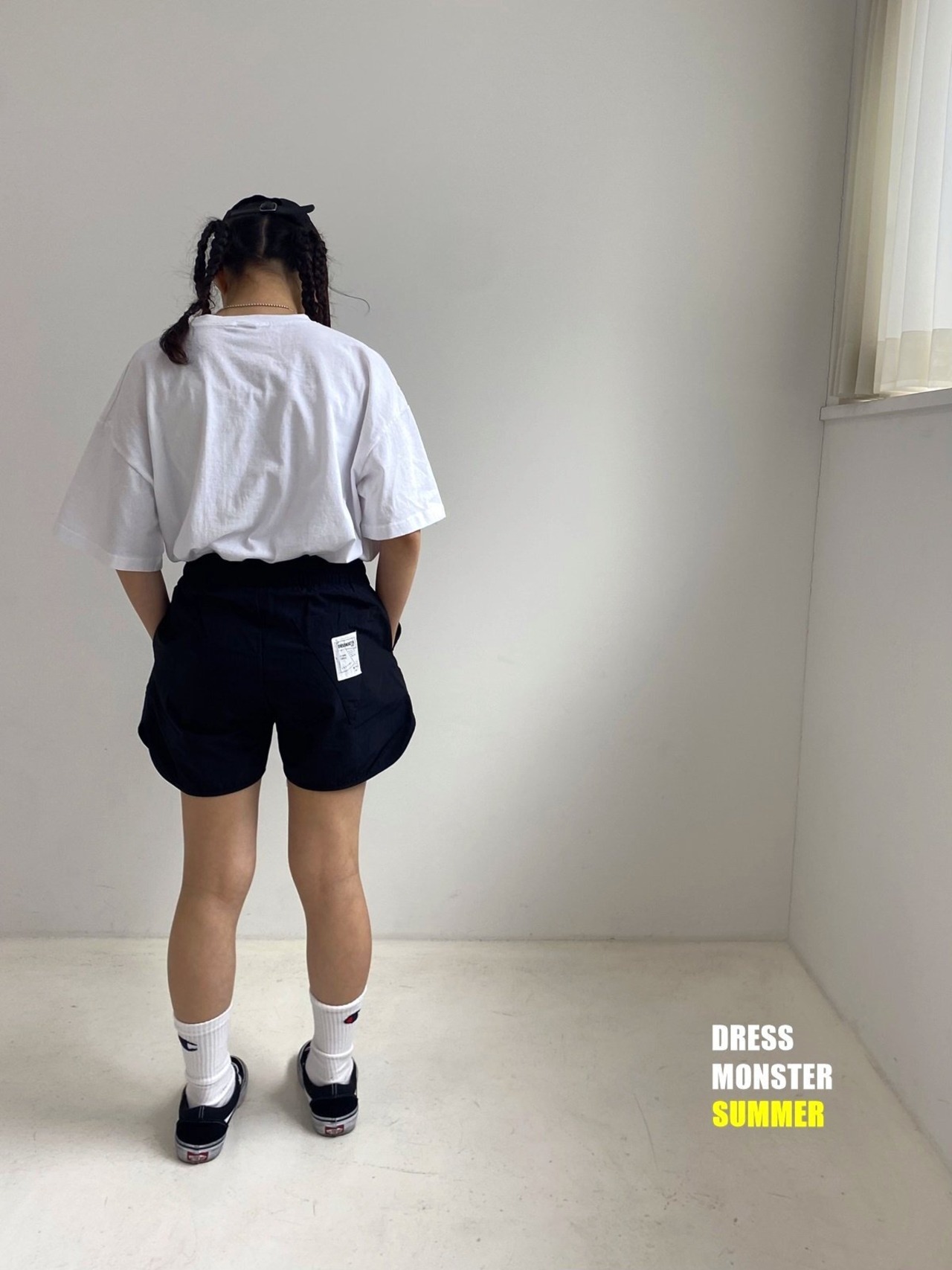 【ドレスモンスター DRESS MONSTER】クイックドライサマーパンツ ブラック 110cm~140cm  240505 - 7