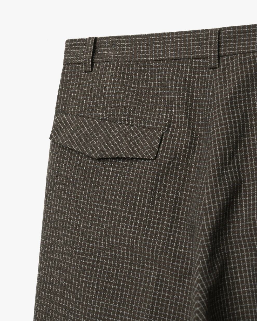 pet-tree-kor【FROST PANTS -Brown check-】 | nnuudd
