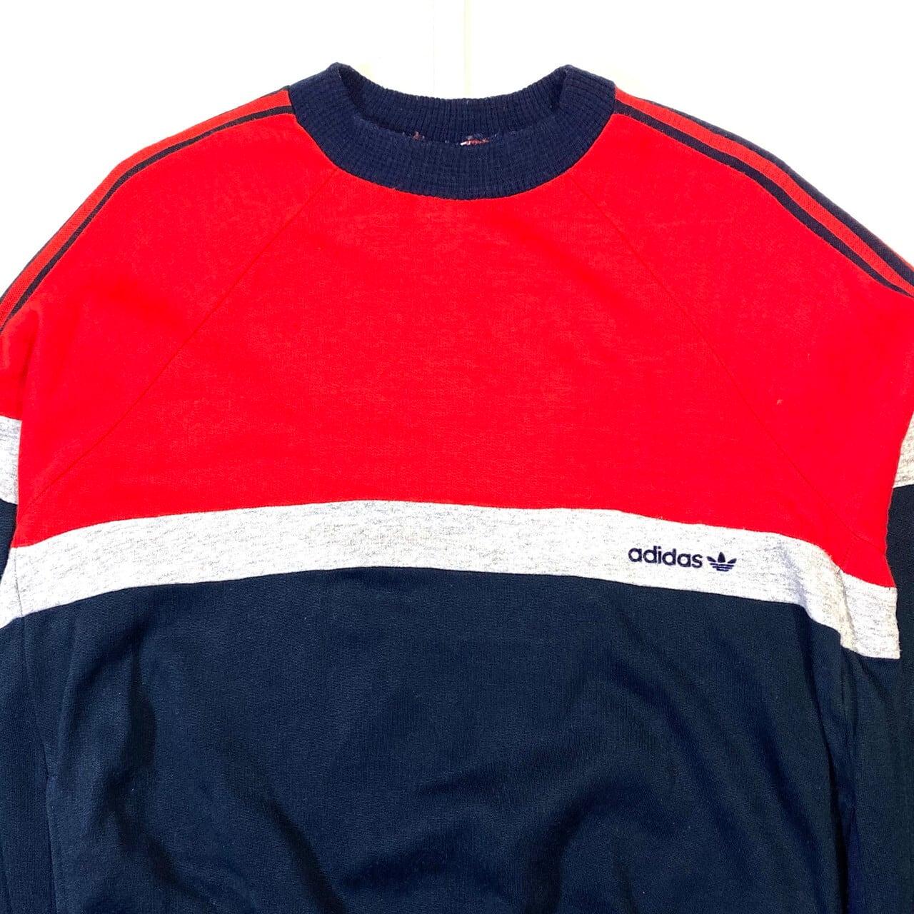 80年代 ビンテージ アディダス スウェットシャツ メンズM 古着 80S