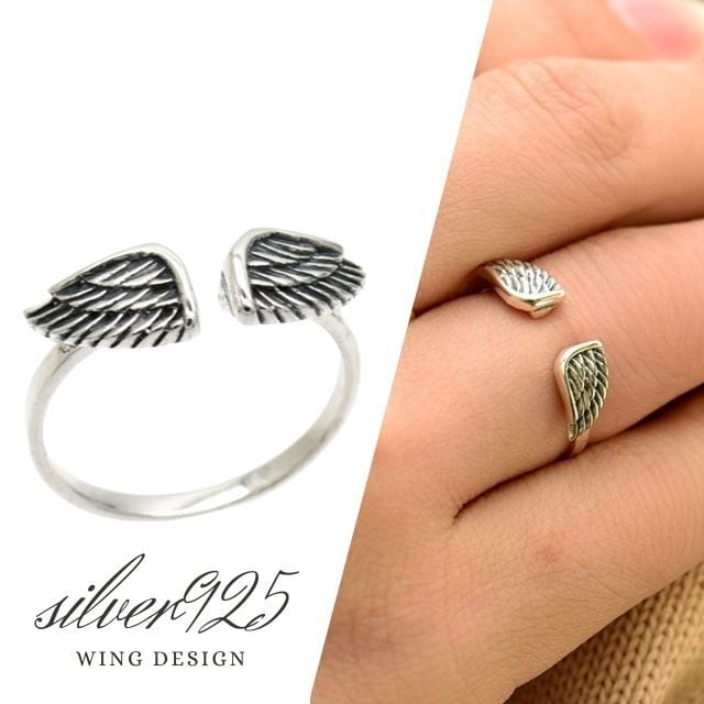シルバー 指輪 リング 天使の羽根 Angel Wing Ring アクセサリー
