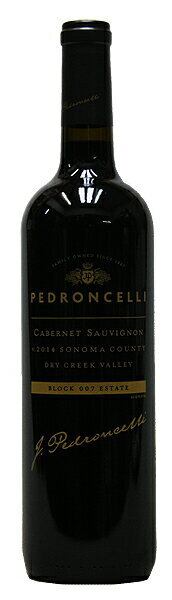 ペドロンチェリ　カベルネ・ソーヴィニヨン ブロック007 Pedroncelli Cabernet Sauvignon Block 007