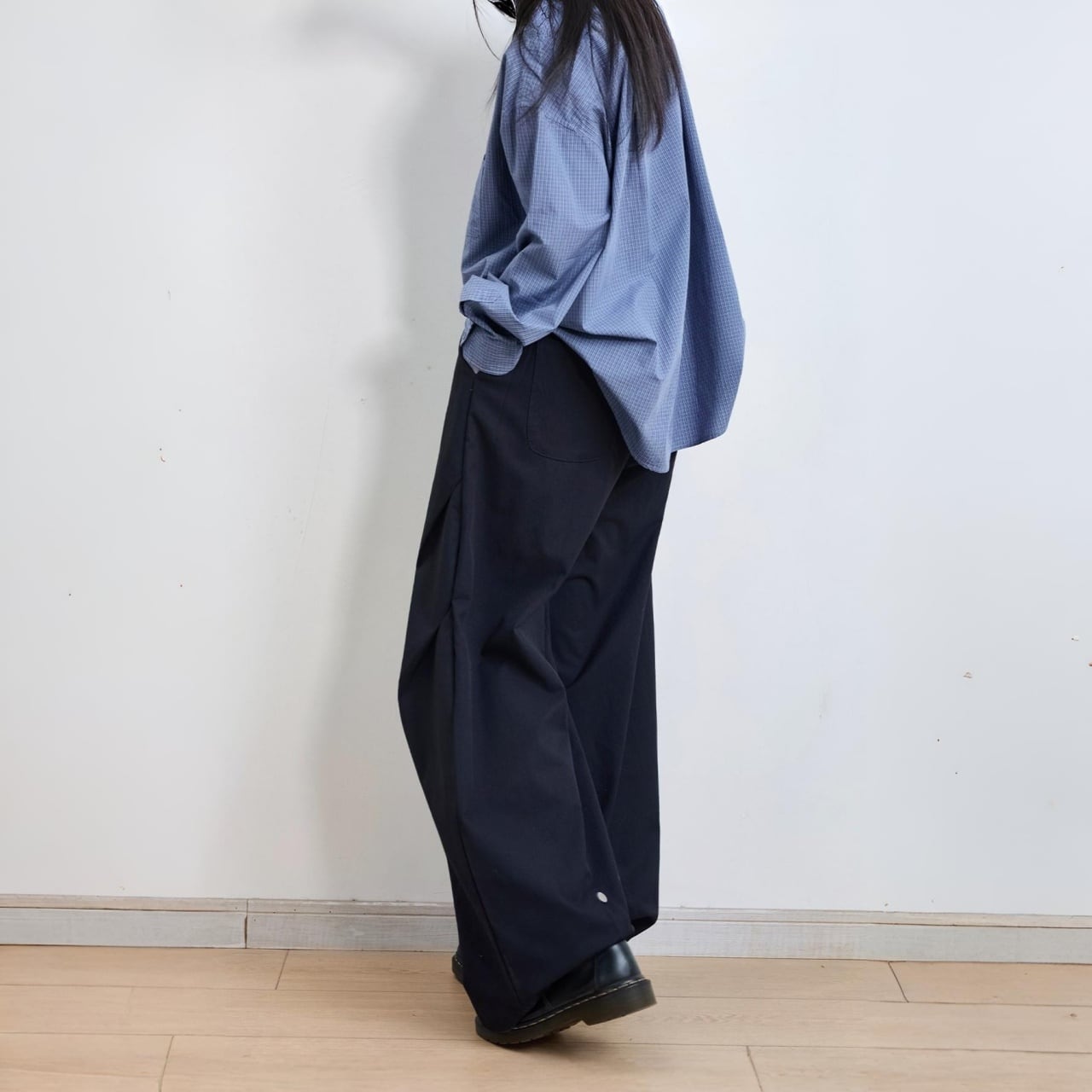 ダブルタックルーズワイドフルレングスパンツ A02028