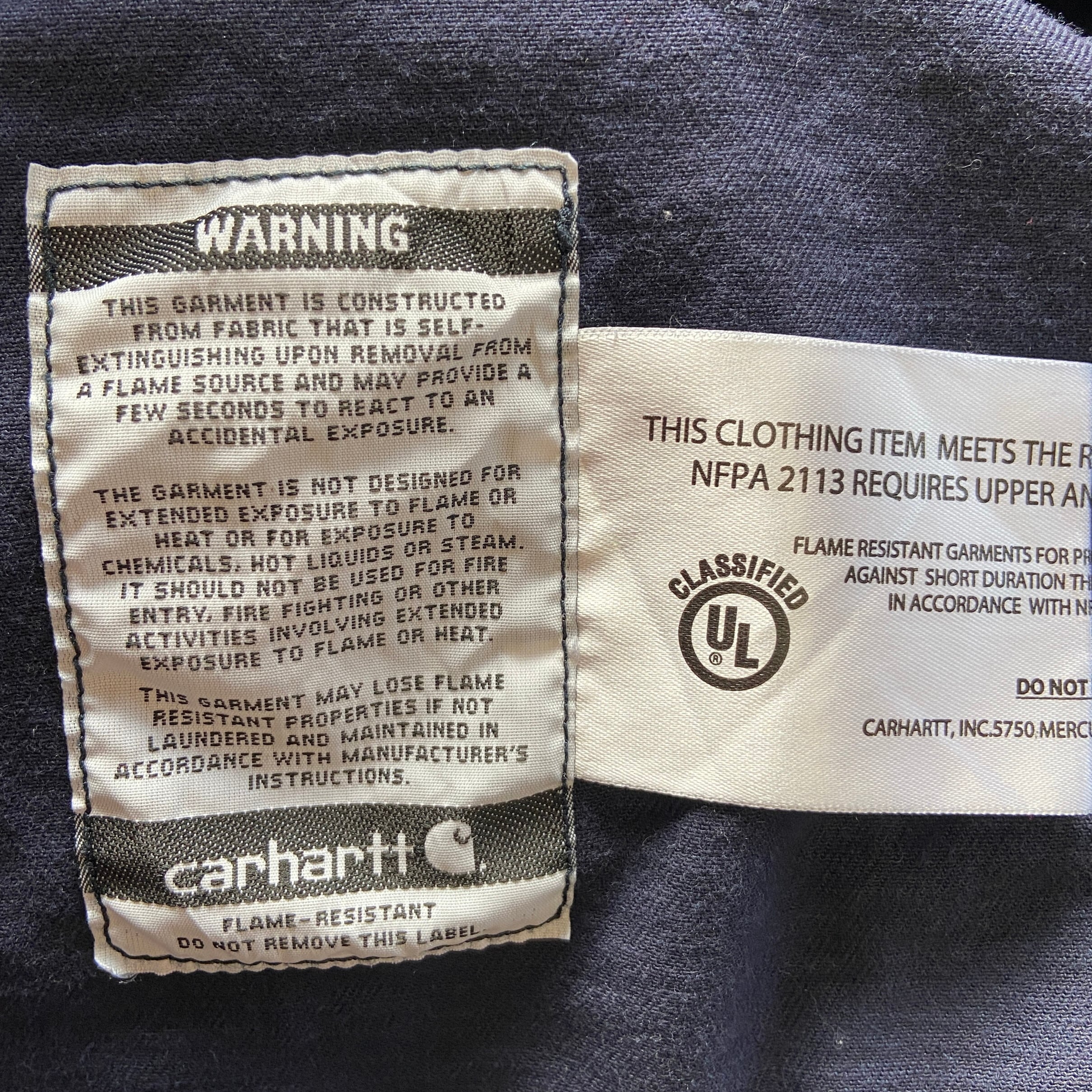 ビッグサイズ Carhartt カーハート FR 長袖 ワークシャツ メンズ2XL