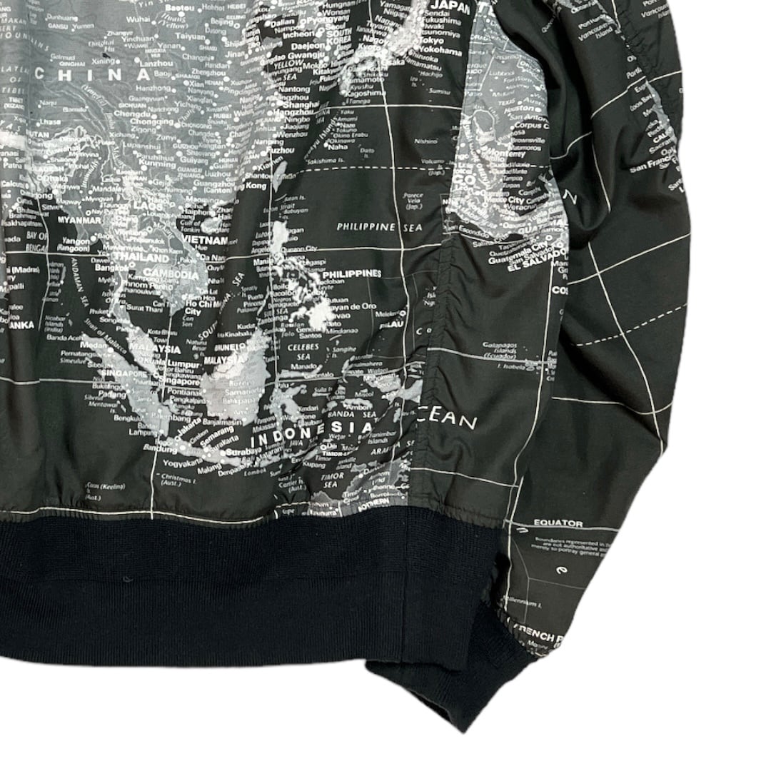 sacai World Map Blouson BLACK サイズ1