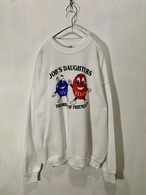 90's FRUIT OF THE LOOM Character Sweat Shirt Made in USA【XL】