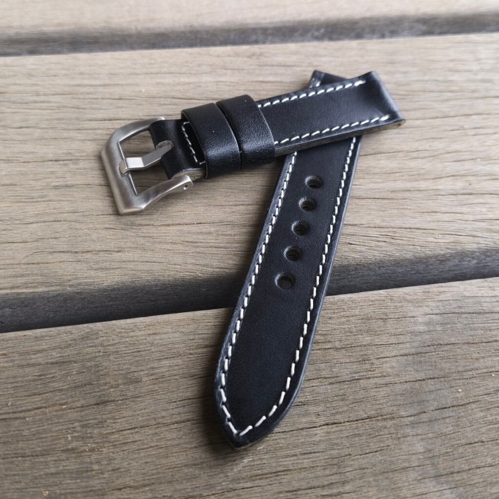 ラグ幅：22MM/24MM/26MM対応】パネライ スタイル クロコダイル型押し