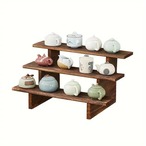 ３段 デスク収納棚 ラック 木製 幅46cm デスクオーガナイザー オフィス用品 小物収納 おしゃれ 北欧