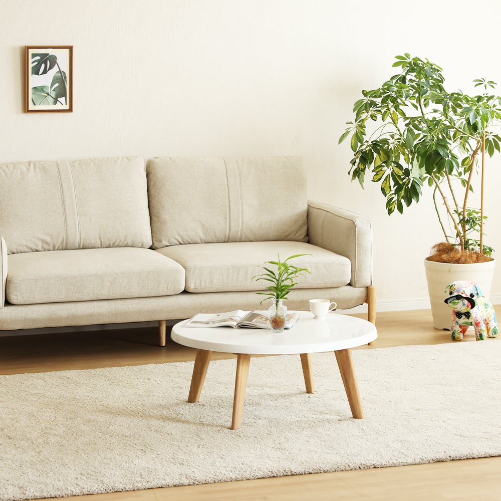 ローテーブル 一人暮らし 丸 円形 北欧 おしゃれ 小さめ かわいい 韓国