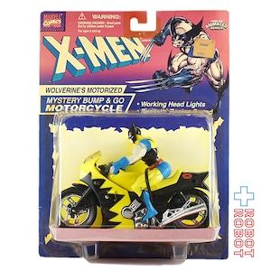 トイビズ X-MEN ニューアニメイテッドシリーズ ウルヴァリン ミステリーバンプ & ゴー モーターサイクル 1995 未開封