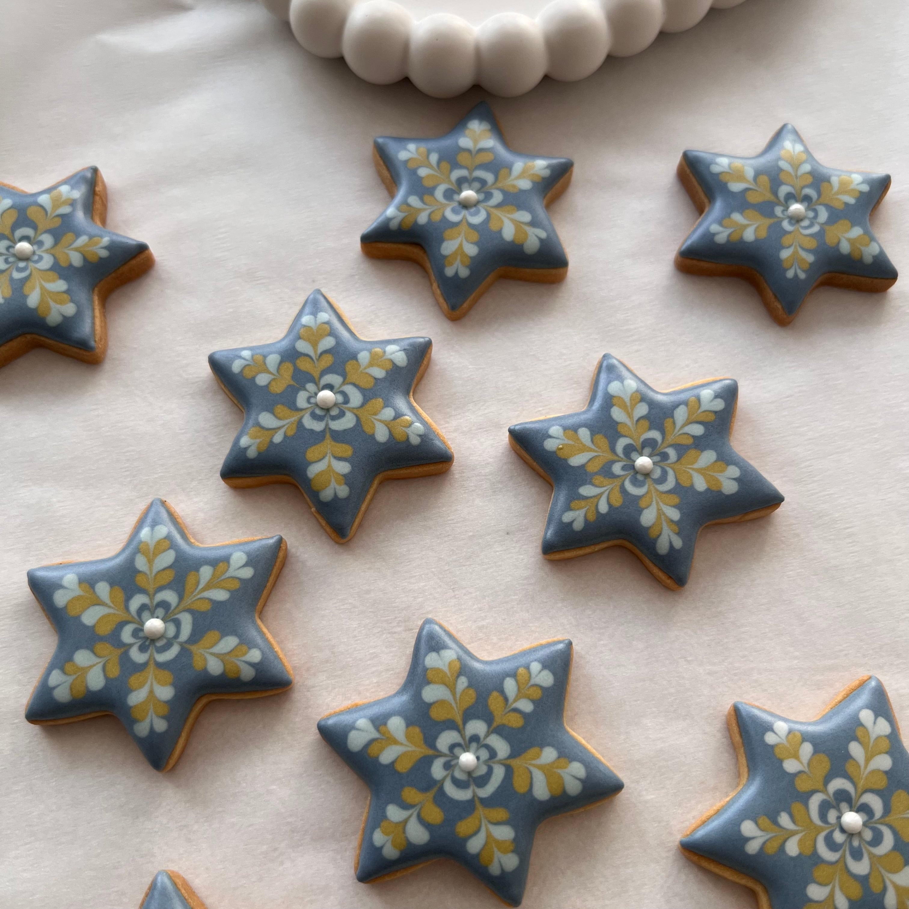 雪の結晶（ブルー）