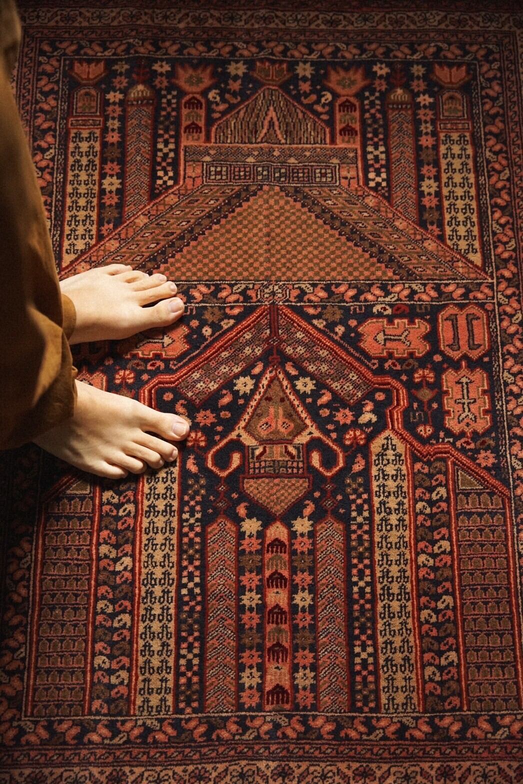 1081 -Vintage Turkmen Ali Khoja rug