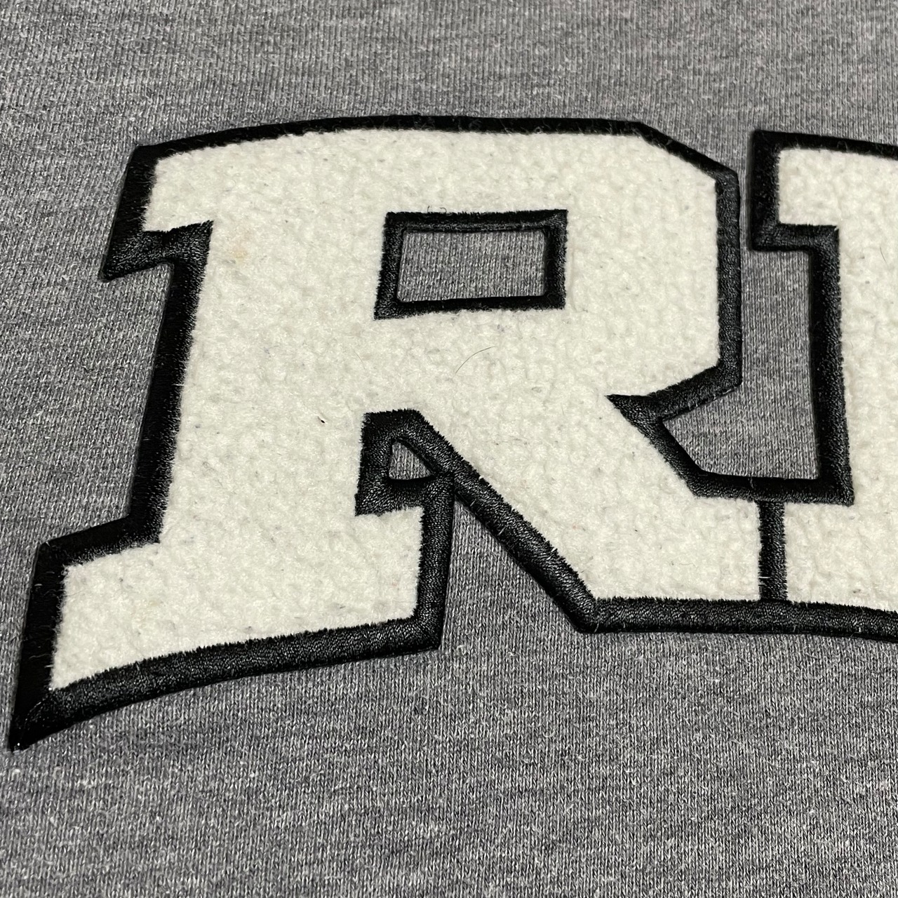 【JANSPORT】カレッジロゴ RIT 刺繍 アーチロゴ ロチェスター工科大学  パーカー プルオーバー スウェット フーディー hoodie M グレー ジャンスポ ーツ us古着