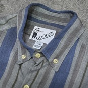 goouch silk linen multi stripe shirt