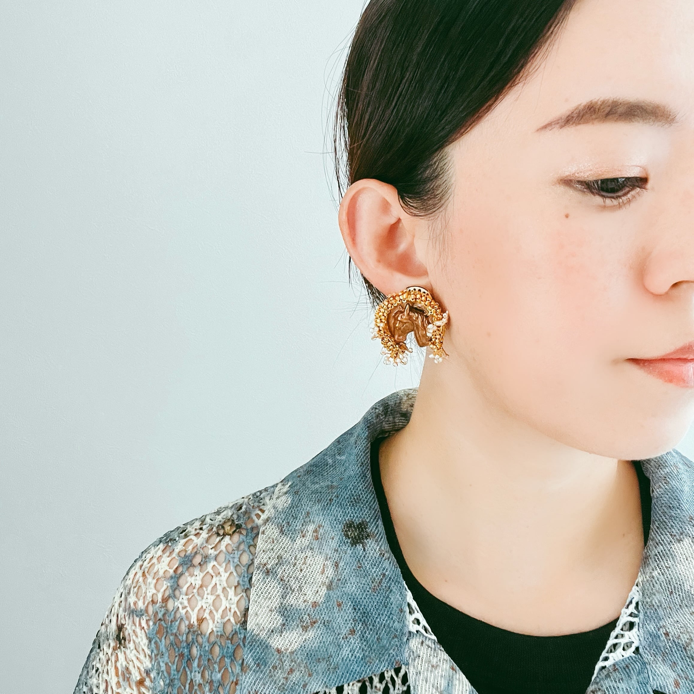 馬蹄 (馬) イヤリング／ピアス | IPLIK ACCESSORY
