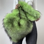 Faux fur heart-shaped bag (ME177)