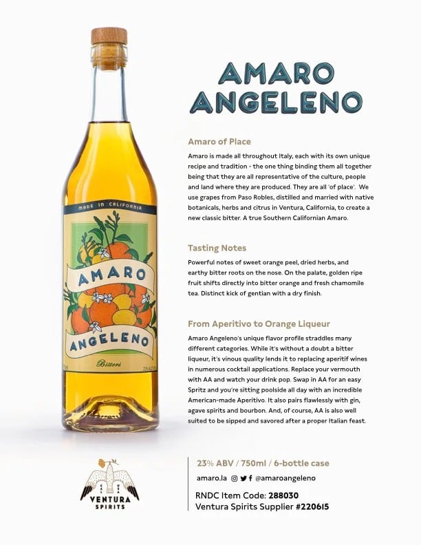 アマーロ アンジェレノ by ベンチュラ・スピリッツ / Amaro Angelino