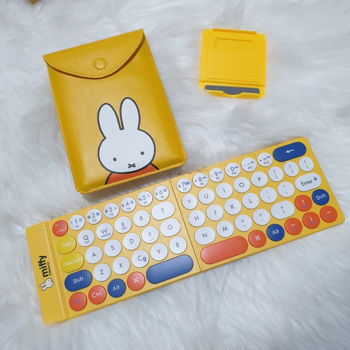 《おとりよせ商品》miffy ミッフィー キーボード 薄型 ワイヤレスタイプ