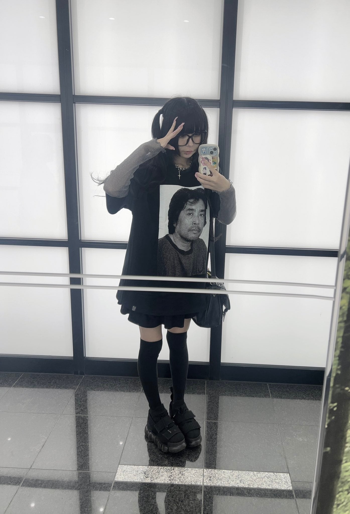 MURAKAMI SS Tee | BLACK BRAIN
