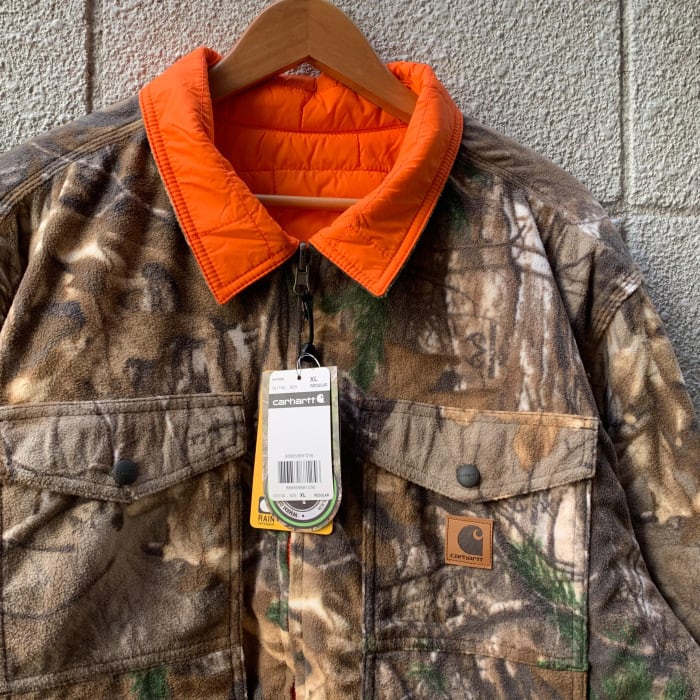 Carhartt REALTREE CAMO Fleece / Nylon Reversible Insulation Jacket (カーハート  リアルツリー 迷彩 フリース ジャケット)