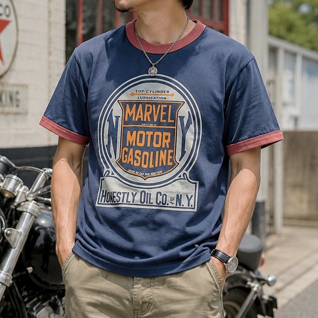 Heavyweight Triple Stitch Ringer T-Shirt 00549