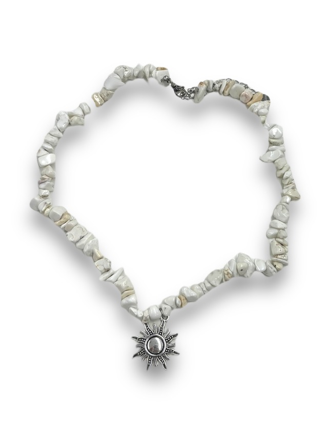 【PLANET STUDIO】stone sun necklace