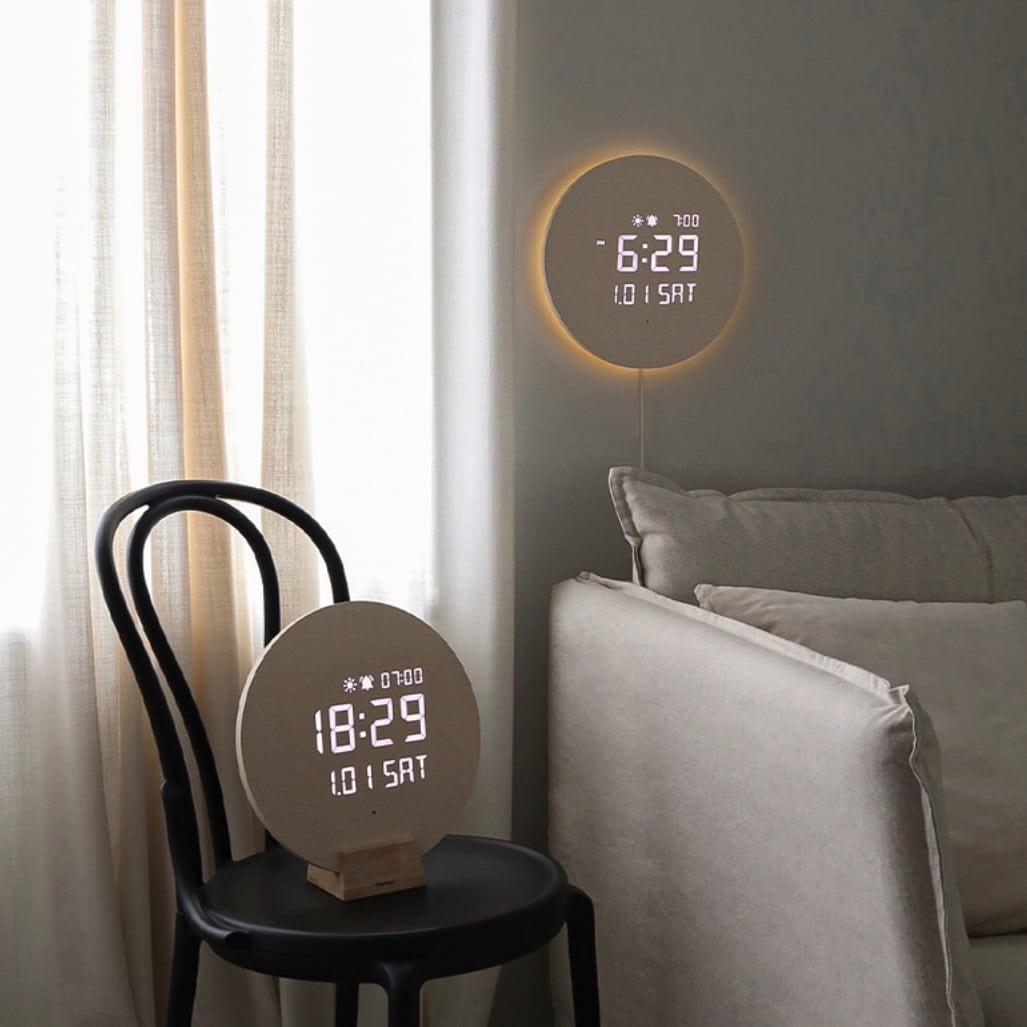 full moon backlight LED 2way clock / フルムーン バックライト