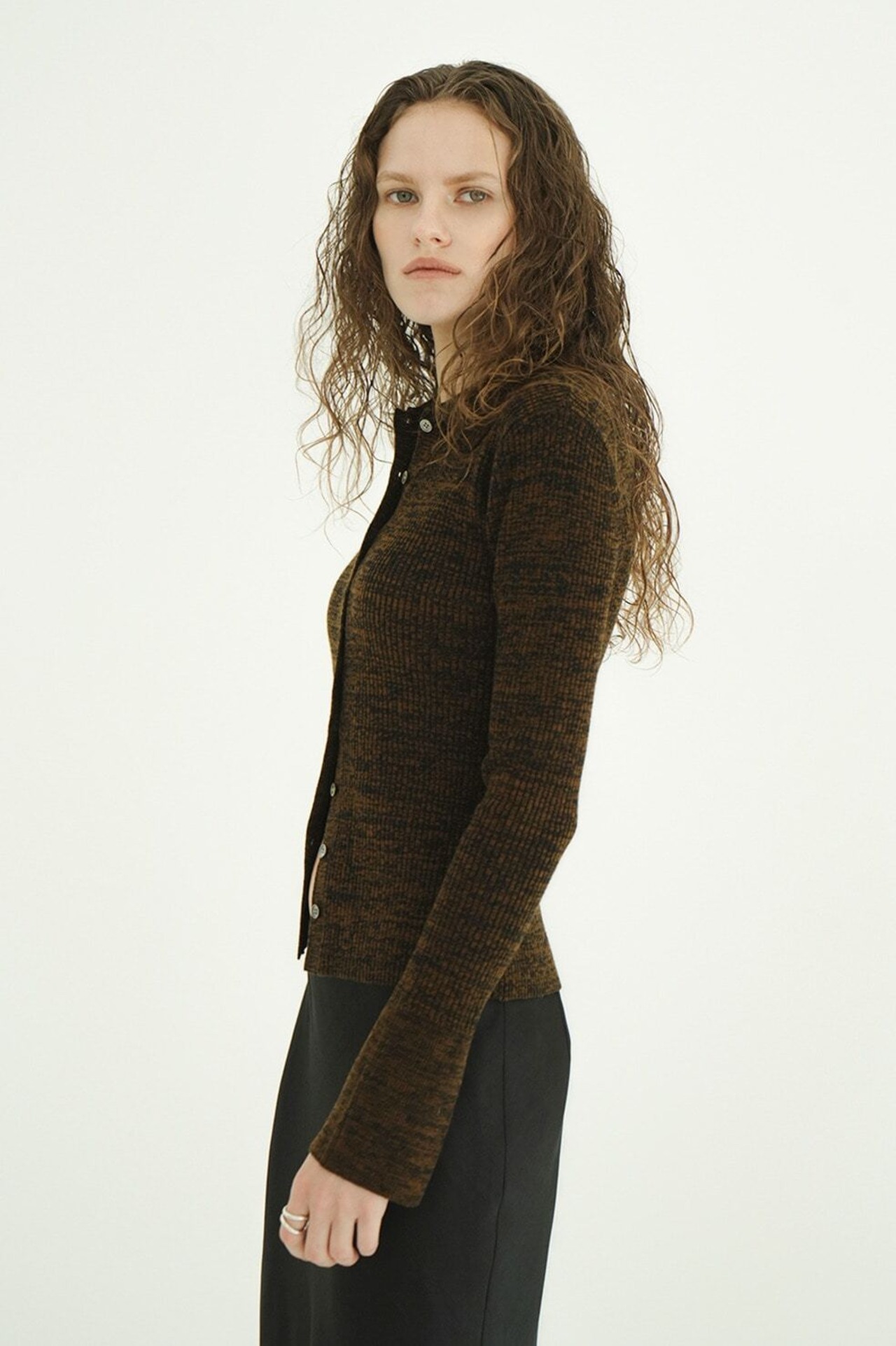 CLANE COMPACT RIB KNIT SHIRTS 3色展開