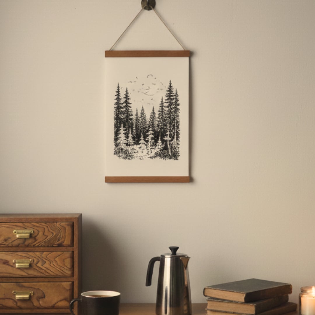 ウォールスティック(無塗装) 兎小屋 *お一人様おひとつ限定商品*