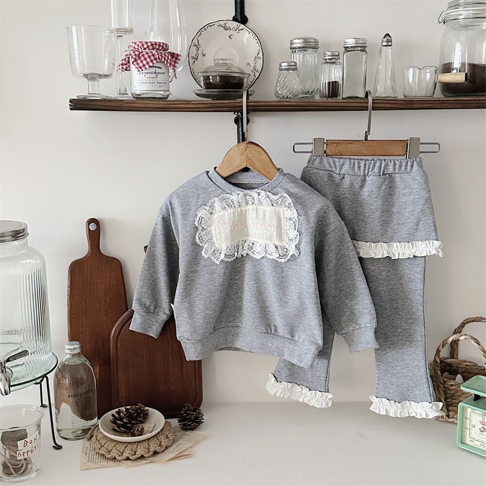 【BABY】韓国風 レースセットアップ