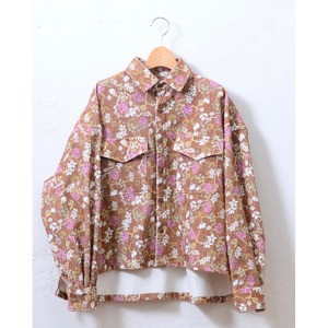 【MANON】 ORIGINALFLOWER CORDUROY JACKET マノン コーデュロイ ジャケット