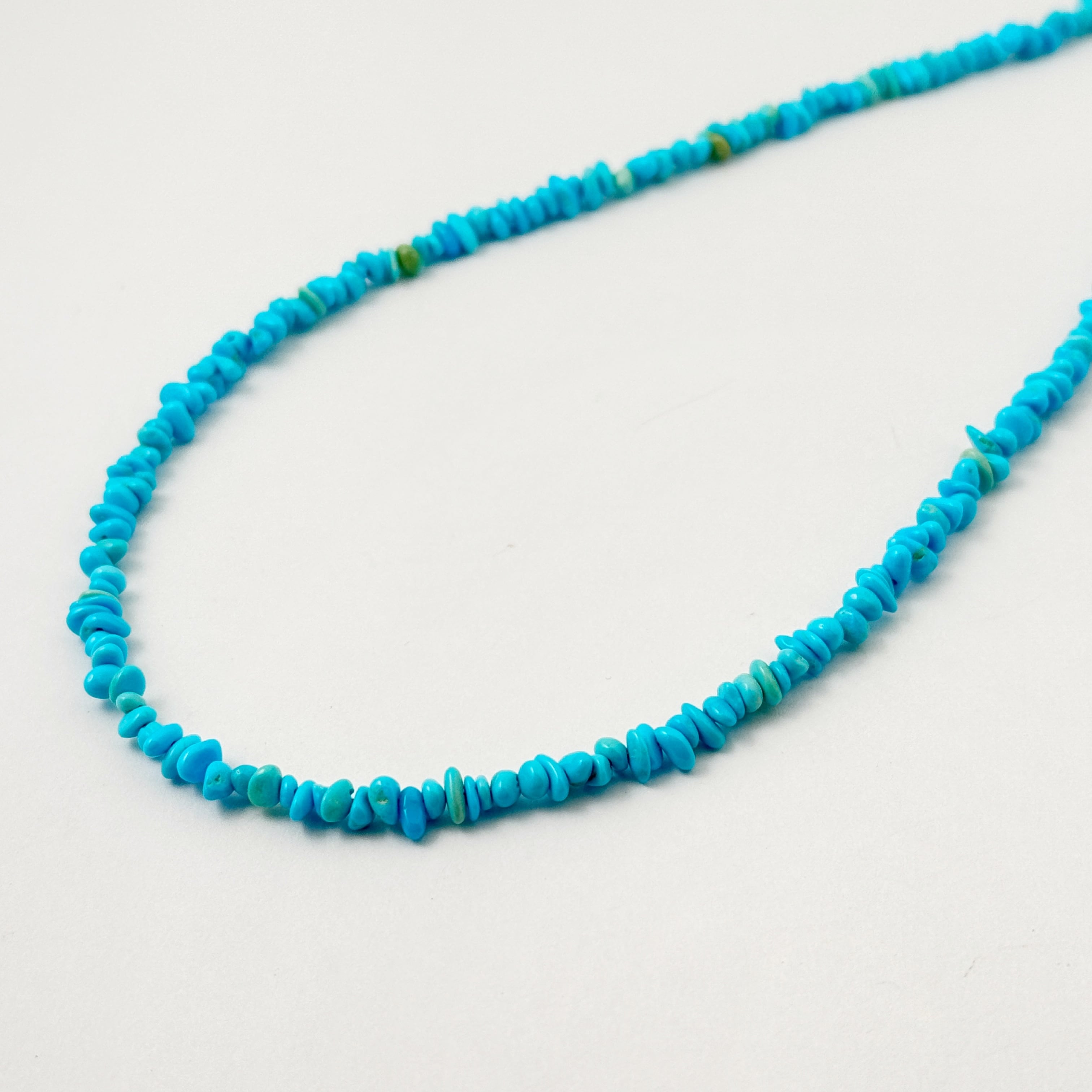 【ラスト1!!】Lagoon Original アリゾナ産 スリーピングビューティー ターコイズ 一連 ネックレス 50cm