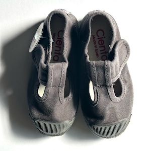 CIENTA Kids T Strap Shoes【23-26】むら染めNegro