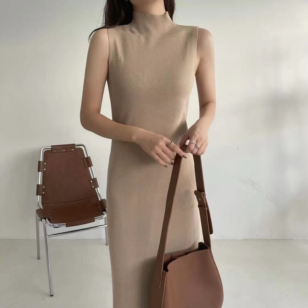 ハイネックニットワンピース(カーデset) AJ1050-1939