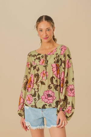 FARM RIO ファームリオ トップス Aurora Floral