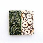 織部鉄絵板小皿【榛澤宏】