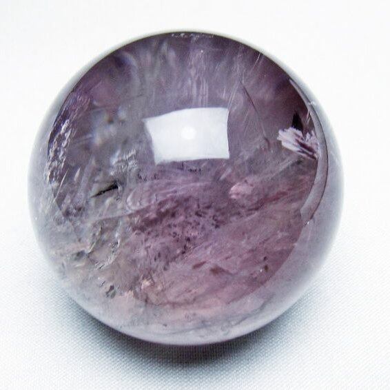 アメジスト 丸玉 51mm スフィア amethyst 置物 一点物 141-7331