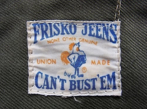 60's FRISKO JEENS CAN'T BUST'EM フリスコジーンズ キャントバステム