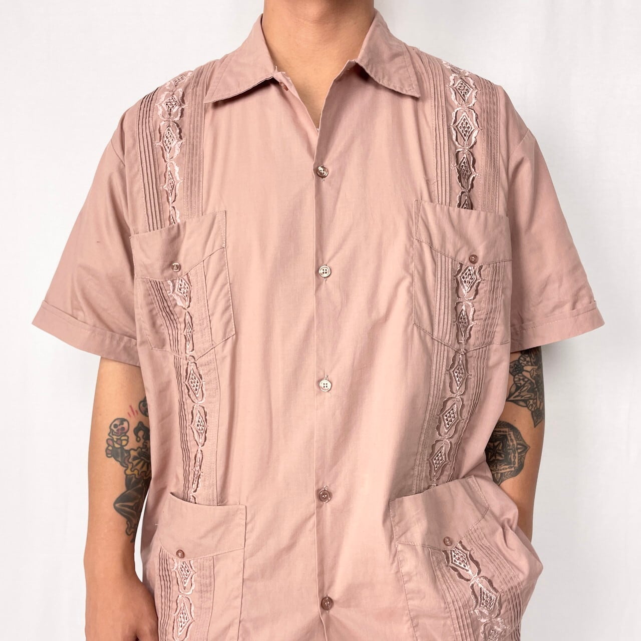 シャツ キューバシャツ オープンカラー 90s ヴィンテージ - ポロシャツ