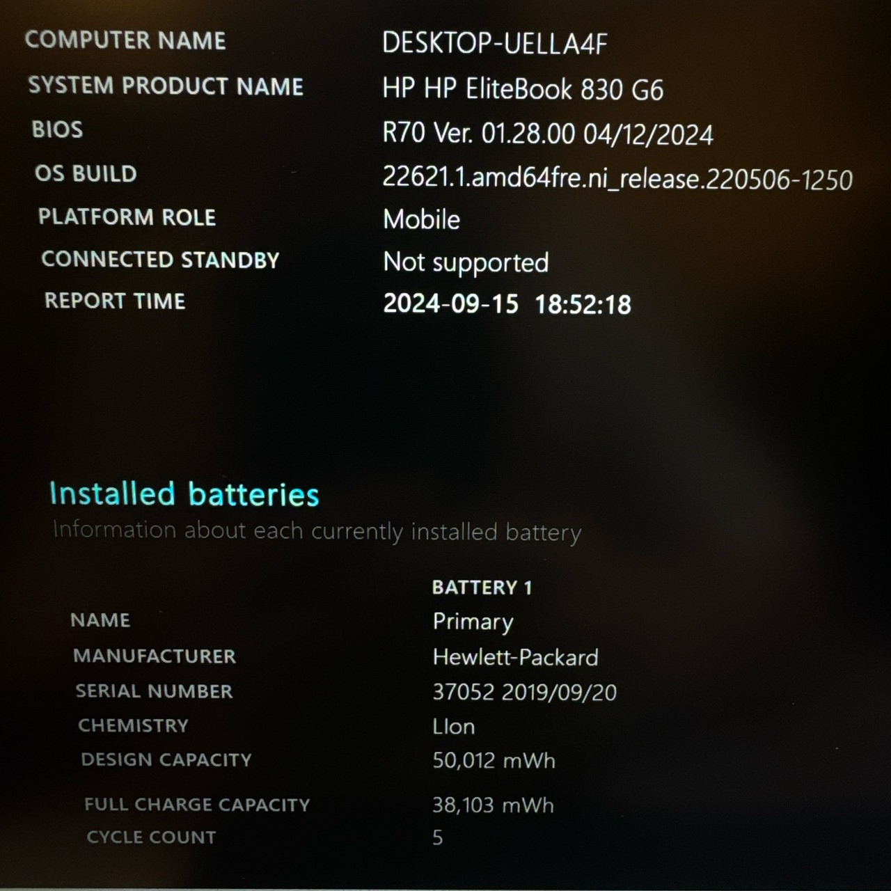 2019年式 HP Probook 830 G6 第8世代Core i7/メモリ32GB/SSD 256GB/13.3インチ