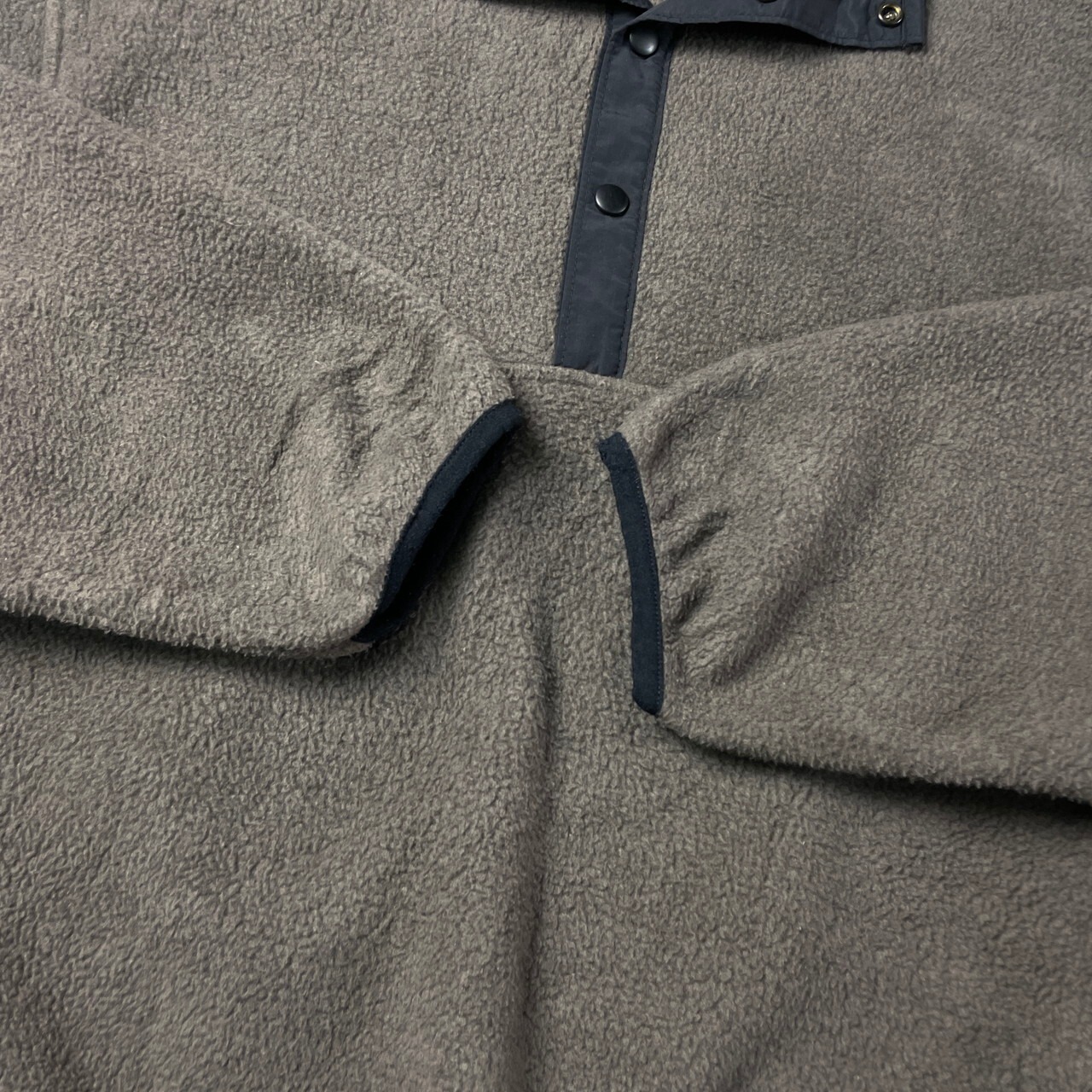 90年代 WOOLRICH ウールリッチ フリースプルオーバー スナップTタイプ 